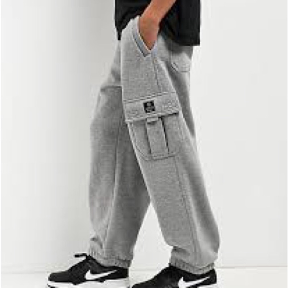 Zumiez Grey Cargo Sweatpants - Ninth Hall Size Medium